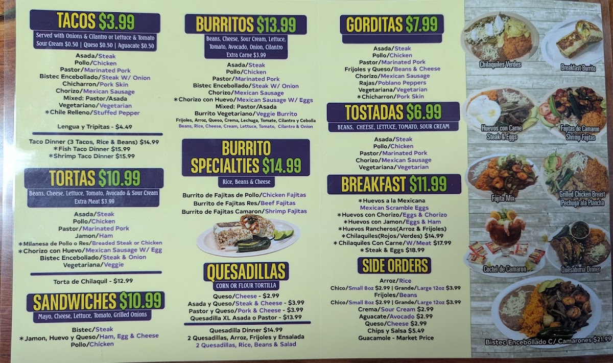 Taqueria El Heredero II Menu - Image 4