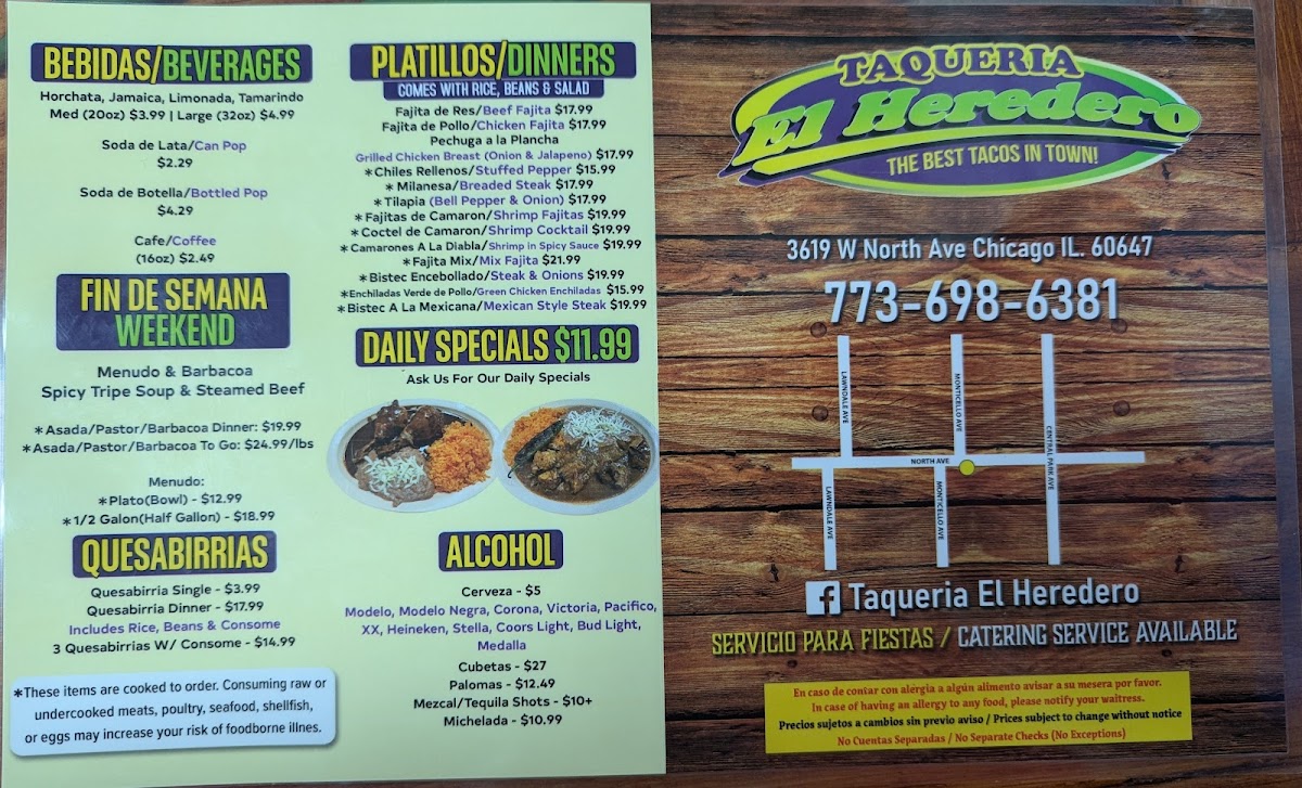 Taqueria El Heredero II Menu - Image 5